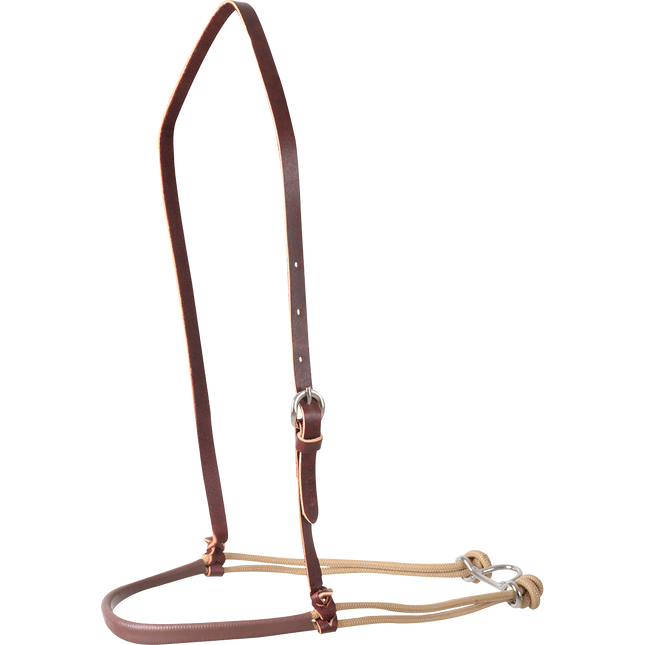 Martin Nylon Double Rope Noseband with Shrink Tube Cover Brown