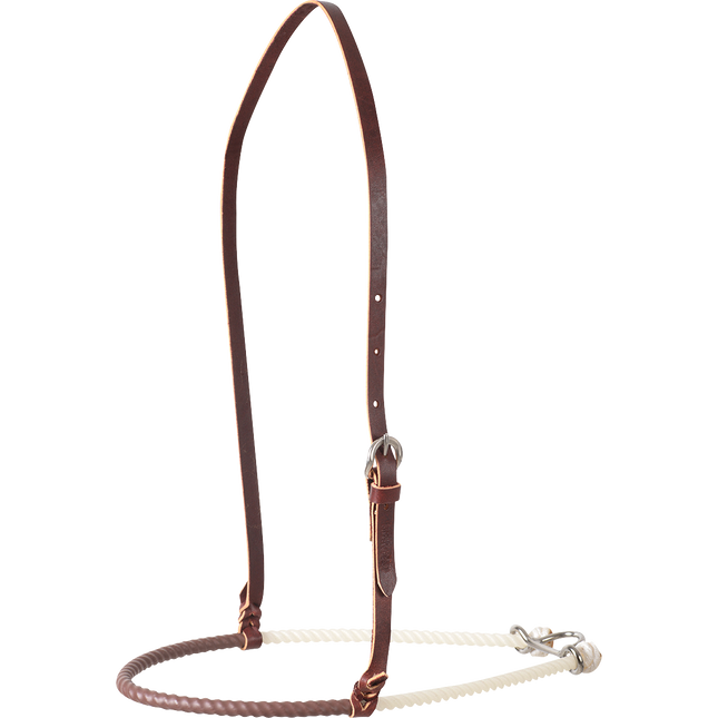 Martin Single Rope Noseband with Shrink Tube Cover Brown