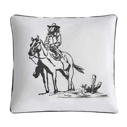 Ranch Life Pillow Cowgirl