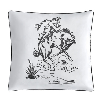 Ranch Life Pillow Bronc