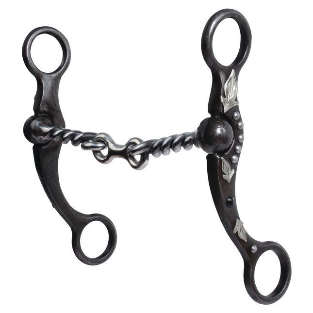 PC Feather Shank Twisted Wire Dogbone Black