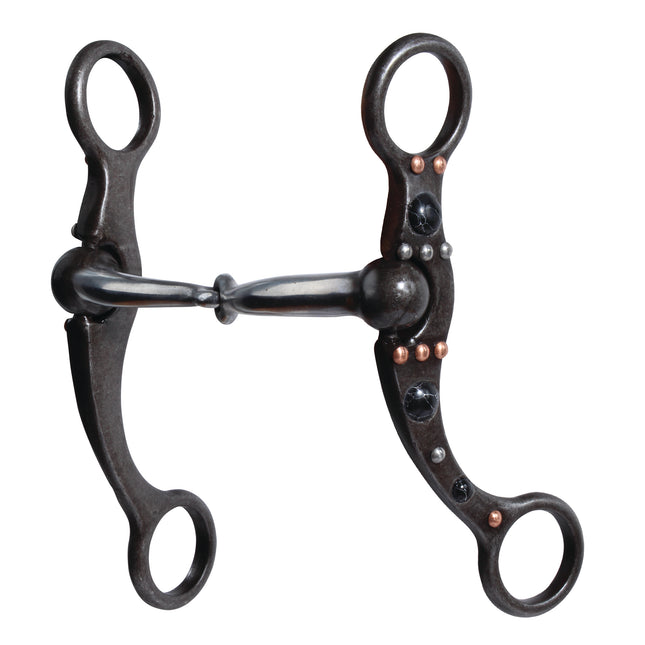Dot Shank Snaffle Black