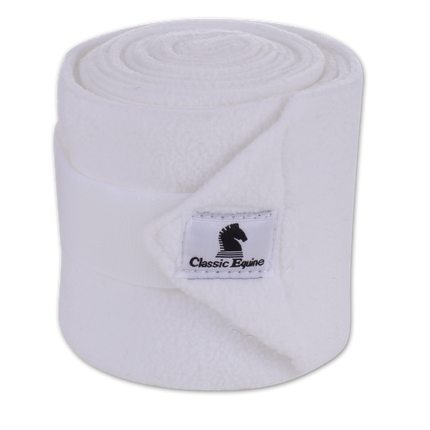 Classic Equine Polo Wrap White