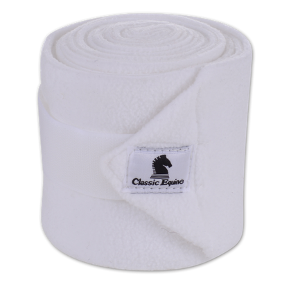 Classic Equine Polo Wrap White