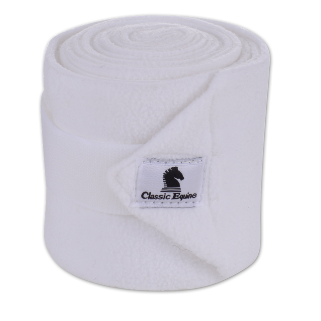 Classic Equine Polo Wrap White
