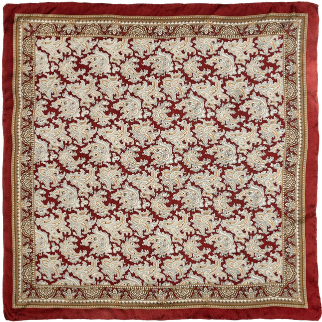 Mini Wild Rag Paisley Cherry Honey