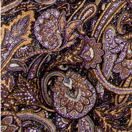 Wild Rags Paisley Gold and Purple