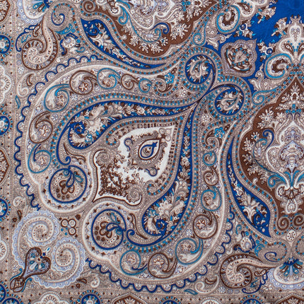 Wild Rags Paisley Royal and Brown