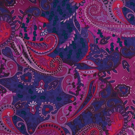 Wild Rags Paisley Pomegranate