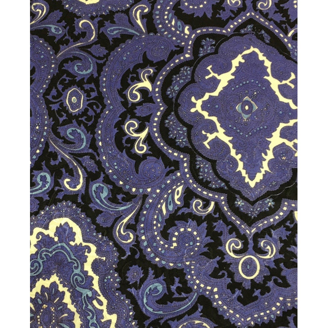 Wild Rags Paisley Purple and Black
