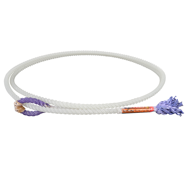 Rattler Racer Piggin String White 5/16" Purple Eye