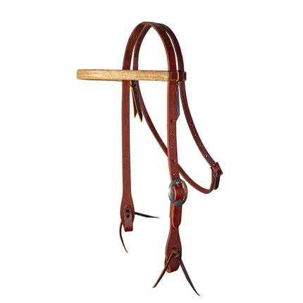 PC Headstall Ranch 3/4" Browband Rawhide