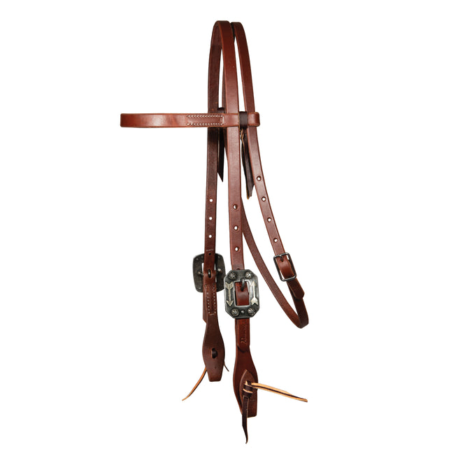 PC RH Headstall Browband 5/8" Arrow Buckle