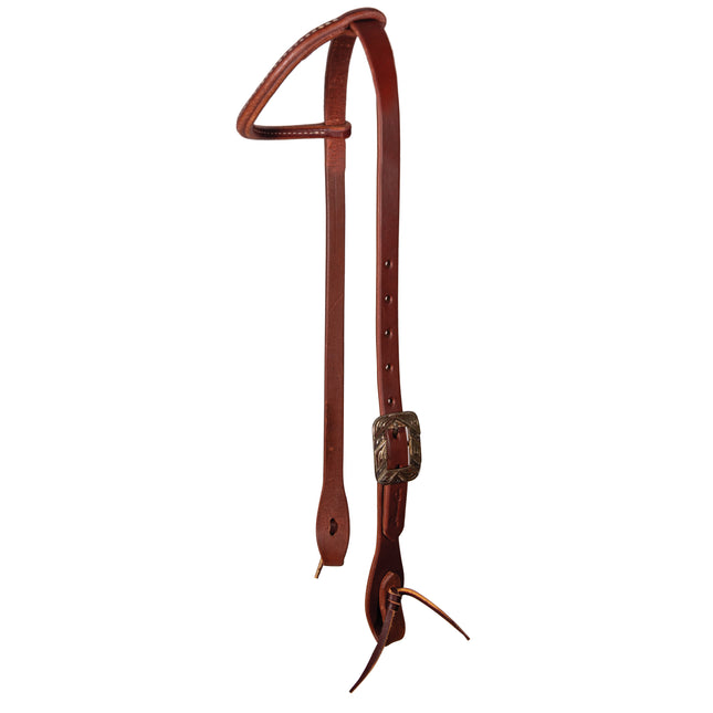 PC Headstall 3/4" Single Ear Silver Buckle