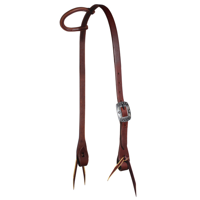 PC Headstall 3/4" Single Ear Feather