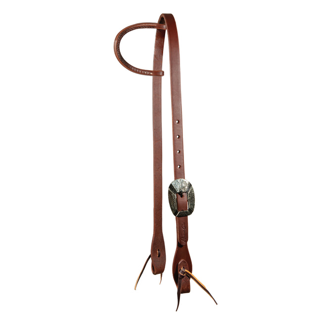 PC Headstall 3/4" One Ear Black Buckle