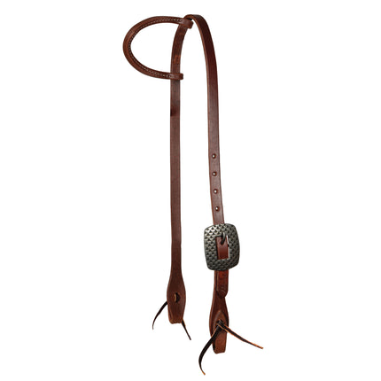 PC Ranch Headstall 5/8" Single Ear Rasp Buckle