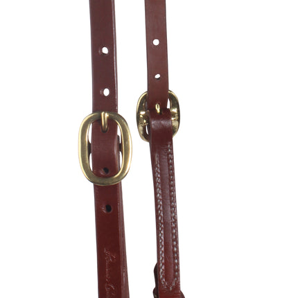 PC Ranch Headstall 5/8" Single Ear Quick Change Double Buckle