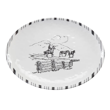 Ranch Life Serving Platter Single