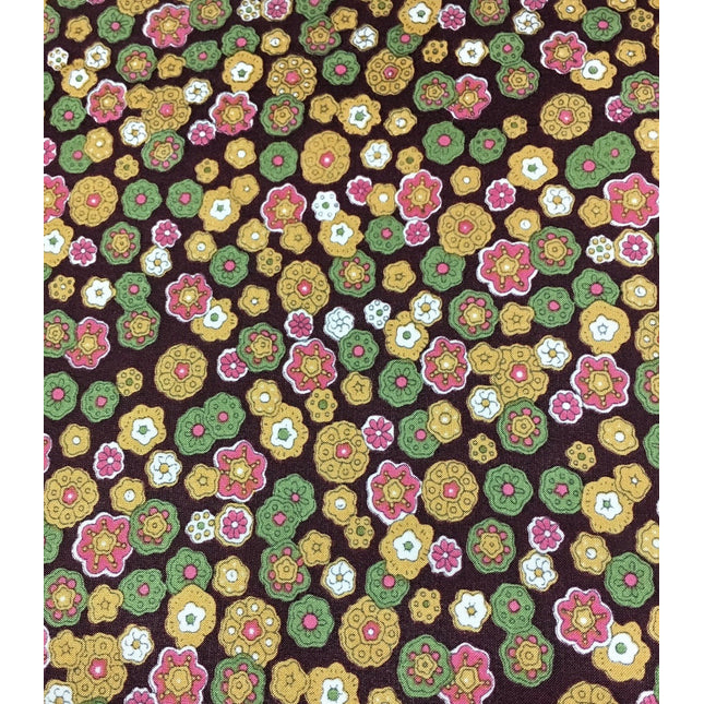 Wild Rags Calico Red Flowers