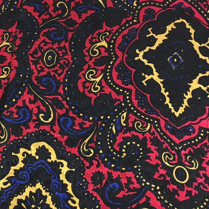 Wild Rags Paisley Red and Yellow