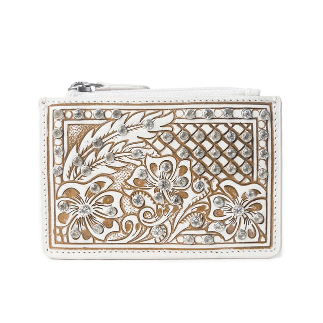 Myra Sparkling Desert Moon Credit Card Holder Chocolate White