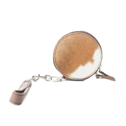 Myra Mesa Halo Hairon Coin Pouch Mocha Marble