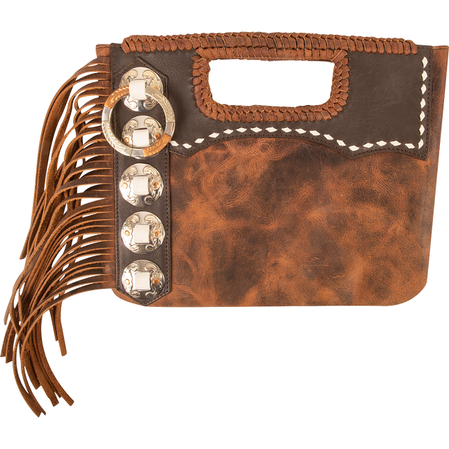 Handbag Mini Purse with Braided Handle White