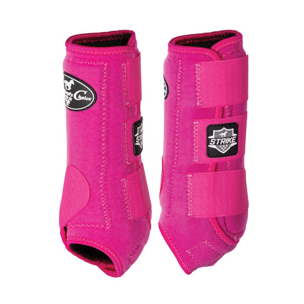 Strike Sports Medicine Boot Front Raspberry