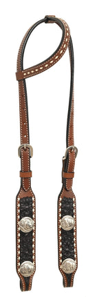 Rafter T One Ear Headstall w/ Black Wash