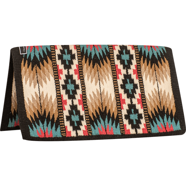 Show Blanket 34x38 Black/Turquoise