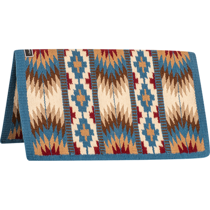 Show Blanket 34x38 Turquoise/Cream