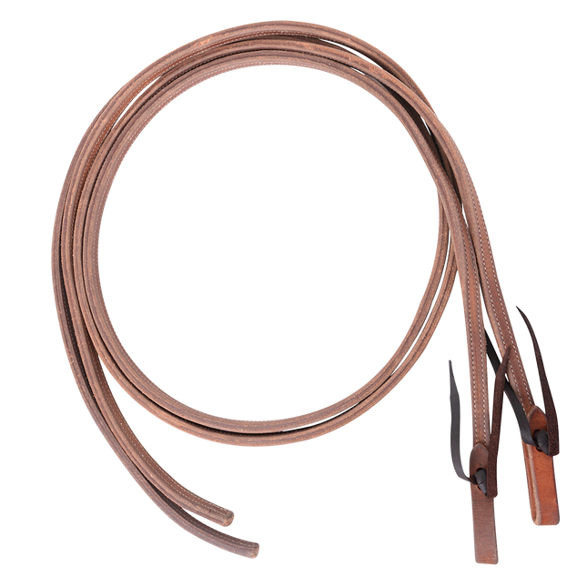 Martin Split Reins 5/8-inch Thick Tied Ends with Double Stitched Heavy Harness