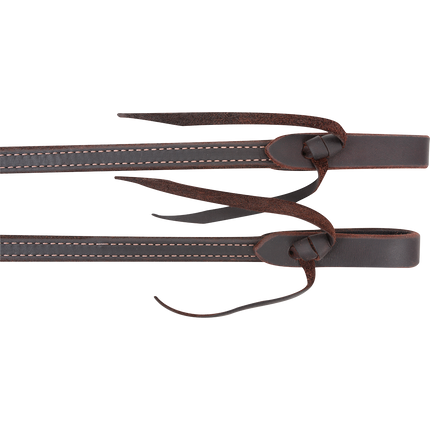 Martin Split Reins 5/8" Thick Tied Ends with Double Stitched Heavy Latigo