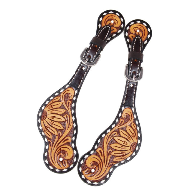 Rafter T Spur Straps Floral & Sunflowers
