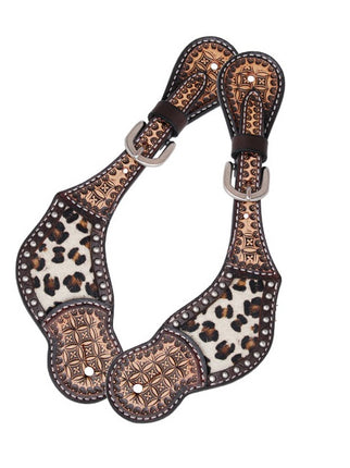 Rafter T Spur Straps Leopard