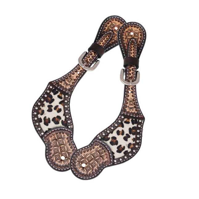 Rafter T Spur Straps Leopard