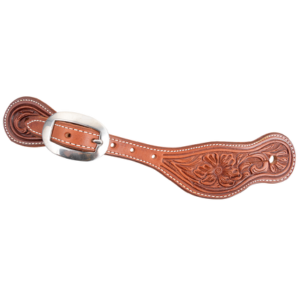 Martin Spur Straps Chestnut Alpine Flower