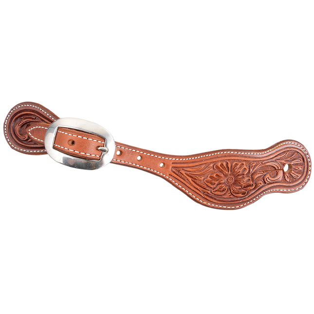 Martin Spur Straps Chestnut Alpine Flower