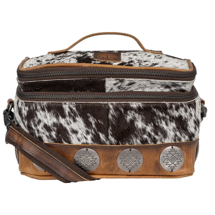 Vaquero Concho Glamour Make-Up Bag Cowhide