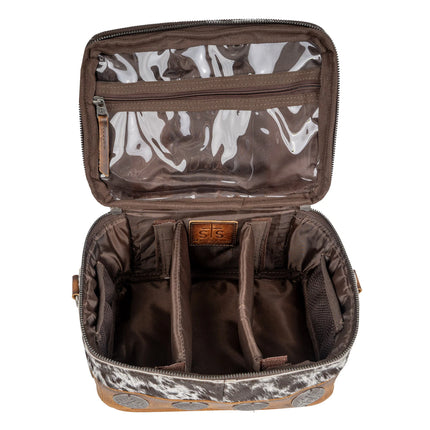Vaquero Concho Glamour Make-Up Bag Cowhide