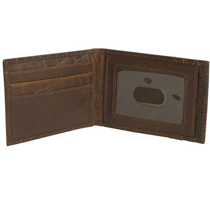 Croc Money Clip Card Wallet