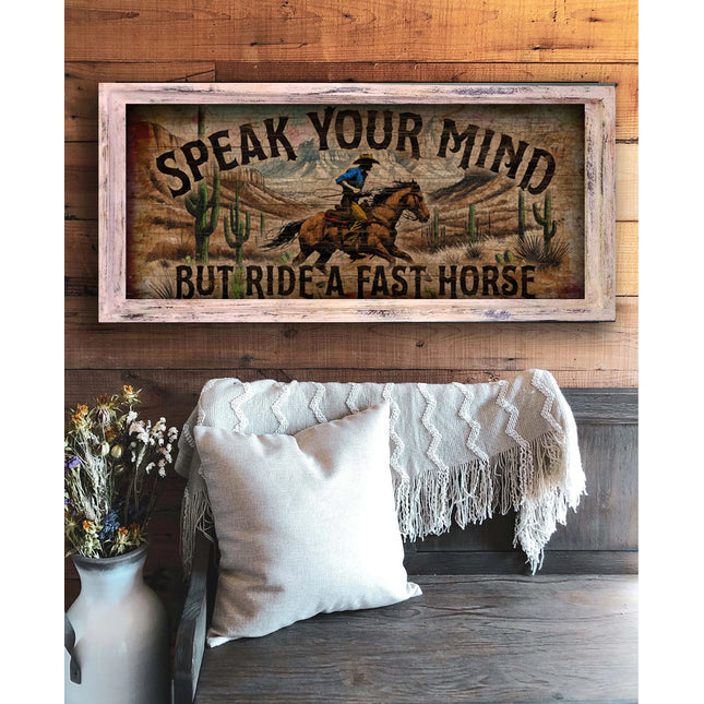 TM Speak Your Mind 18"x36" Large Rectangle