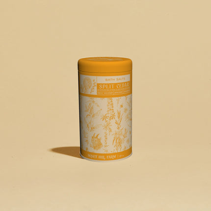 Honey Hill Farm Bath Salts 27oz - Split Cedar