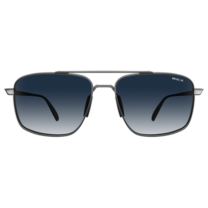 BEX Accel Sunglasses - Silver/Sapphire