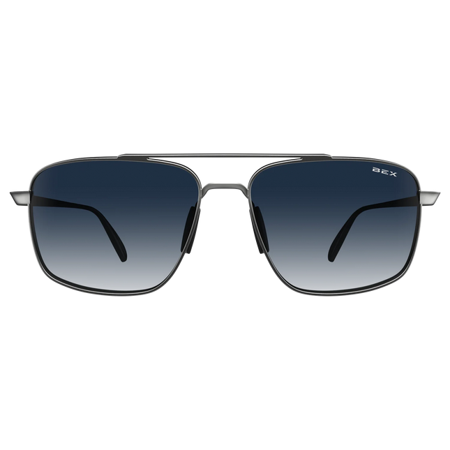 BEX Accel Sunglasses - Silver/Sapphire