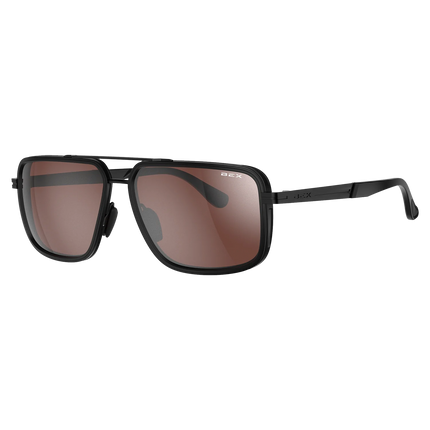 BEX Dusk Sunglasses - Matte Black/Brown/Silver