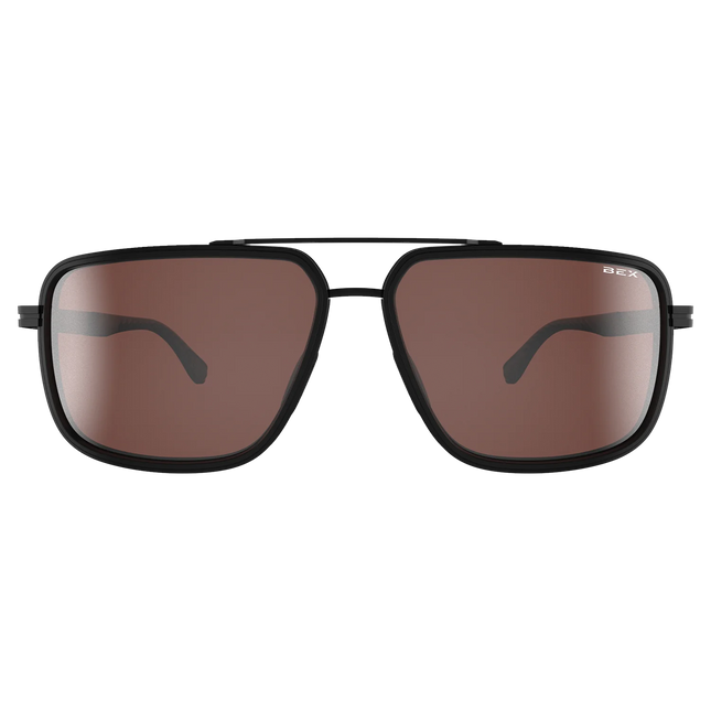 BEX Dusk Sunglasses - Matte Black/Brown/Silver