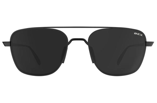 BEX Mach Sunglasses - Matte Black/Gray