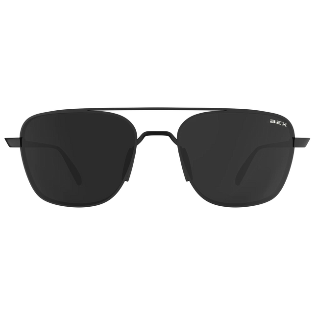 BEX Mach Sunglasses - Matte Black/Gray